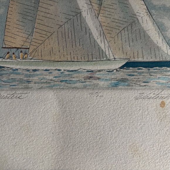 12 meters signed/numbering etching W. Westenhaver - Picture 3 of 4